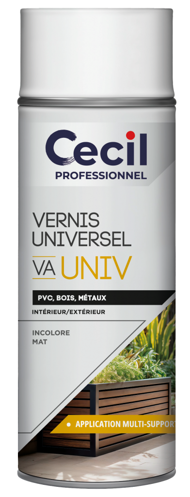vernis universel cecil bombe aérosol