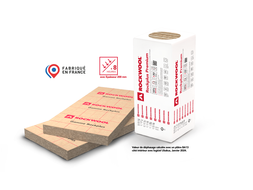 combles aménagés laine roche isolation rockwool france materiaux rockplus premium 200 mm