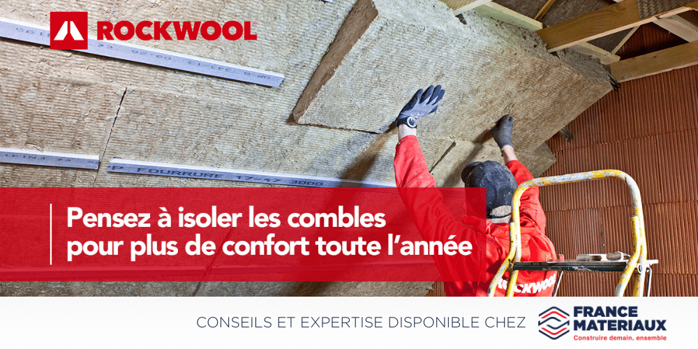 combles aménagés laine roche isolation rockwool france materiaux