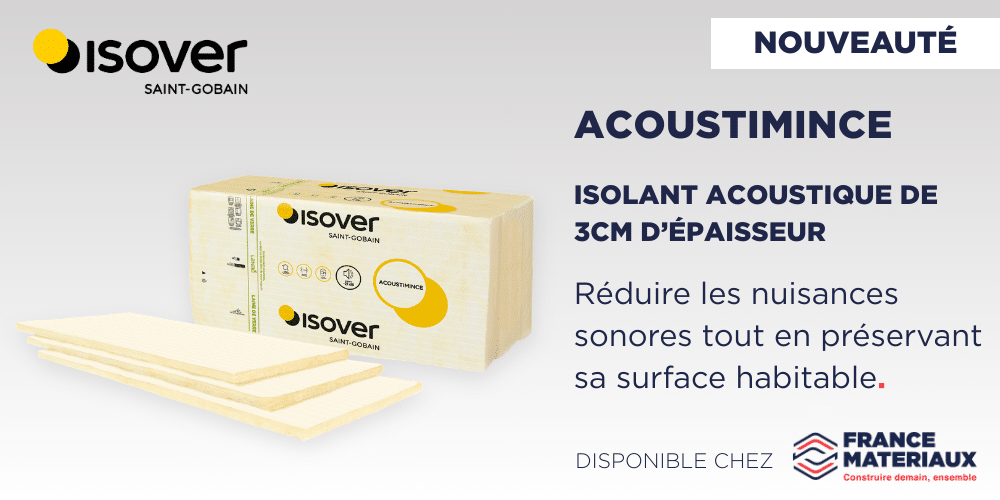 Acoustimince isolant acoustique mince Isover France Matériaux