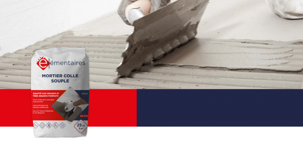 Mortier colle souple Les Élémentaires France Matériaux