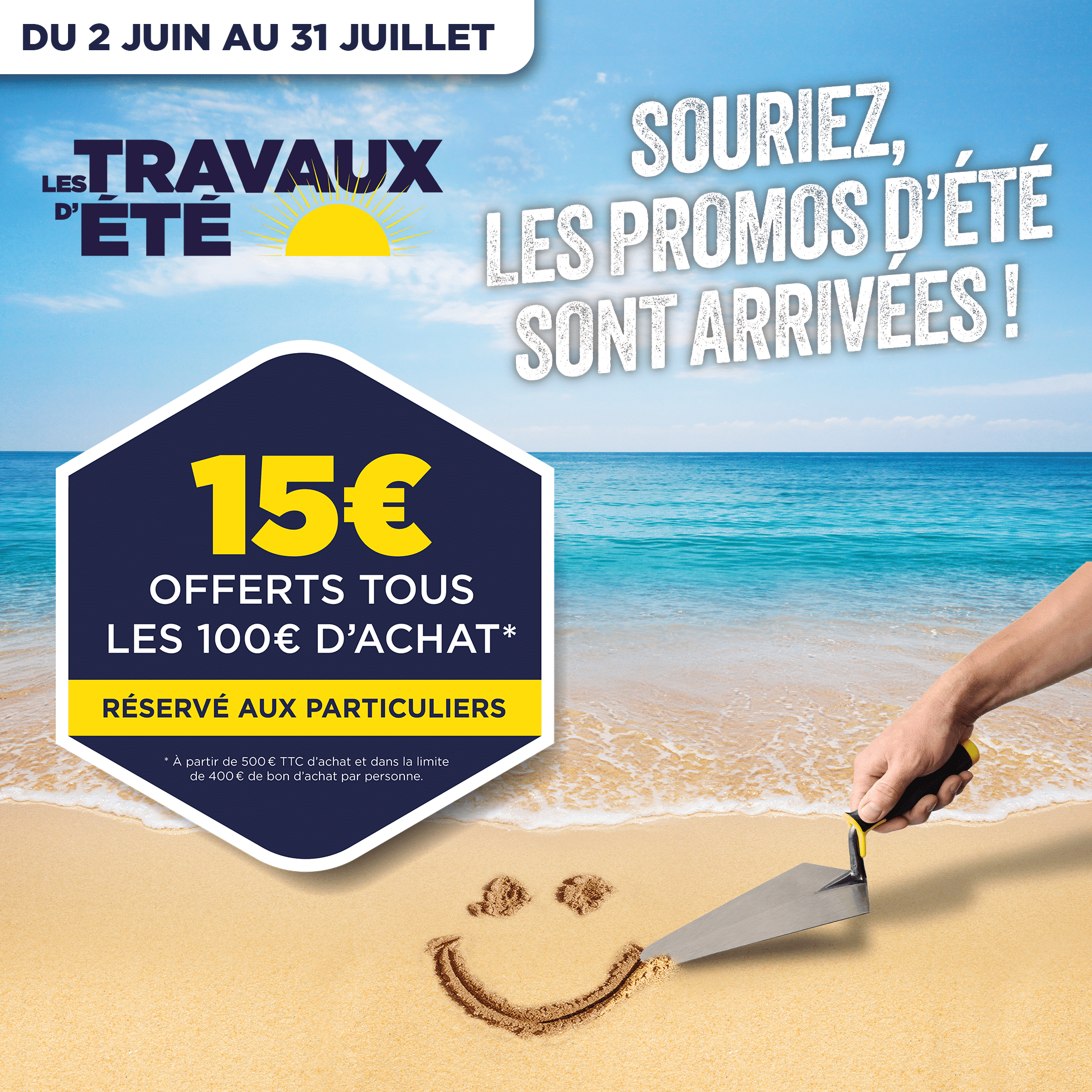 travaux été 2025 france matériaux