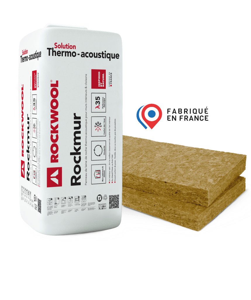 rockwool rockmur 40 mm épaisseur produit laine 