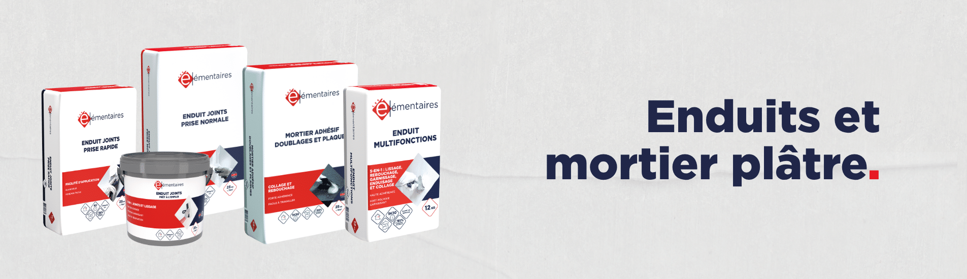 Enduits et mortier plâtre Les Élémentaires France Matériaux