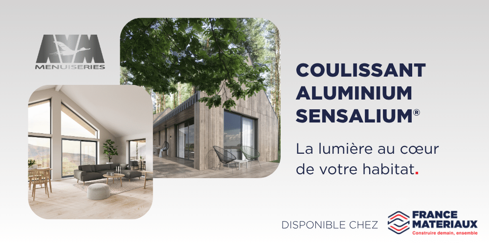 Coulissant aluminium france matériaux avm menuiseries