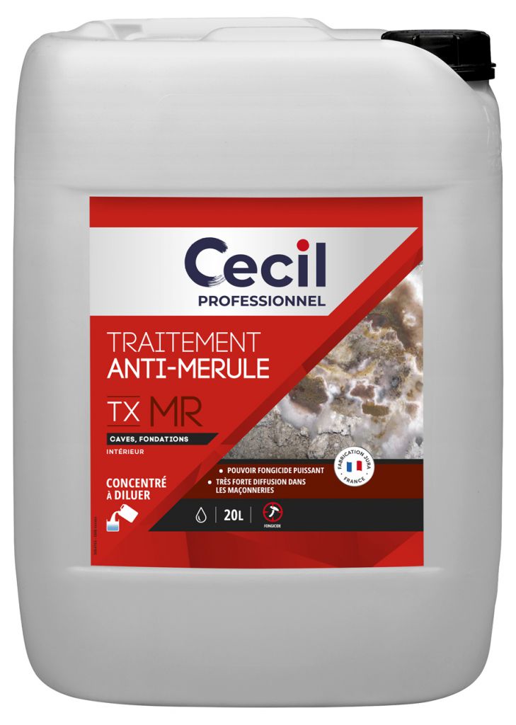 produit cecil professionnel traitement bois anti mérule fongicide tx mr