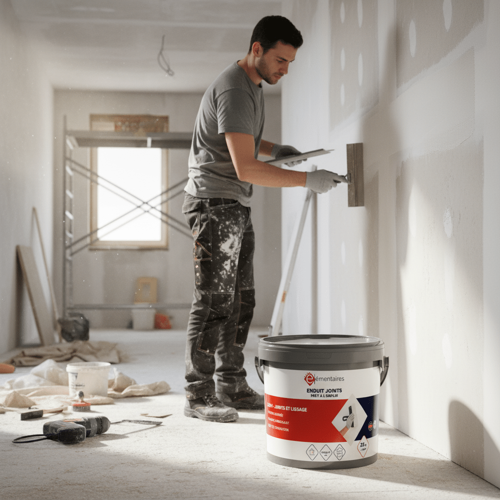 chantier artisan pro enduit joints Les Élémentaires France Matériaux