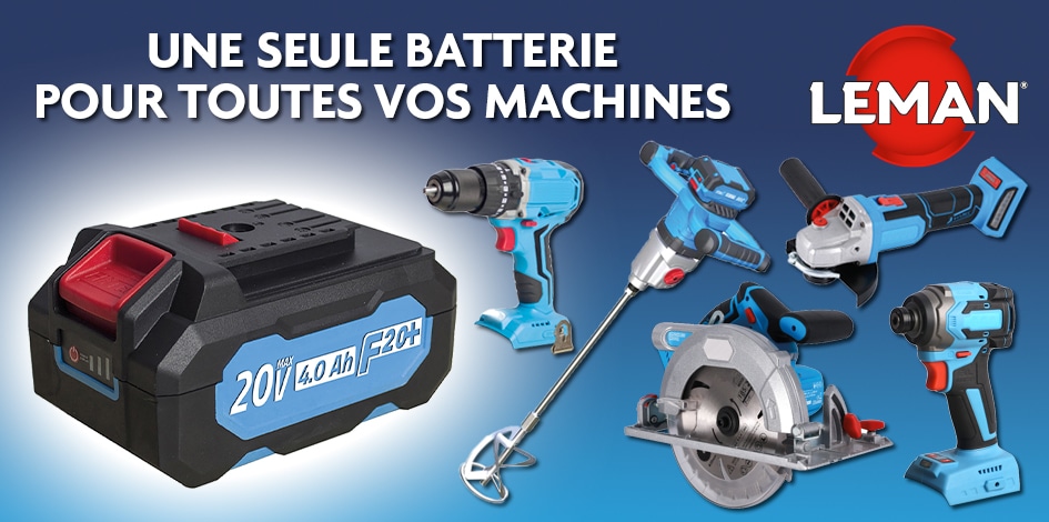 outillage électroportatif leman batterie 20V