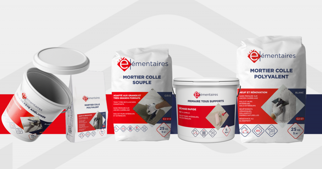 produits Les Élémentaires mise en œuvre carrelage bâtiment France Matériaux